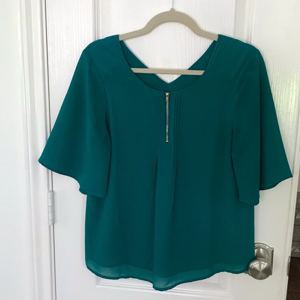 EUC Green Blouse